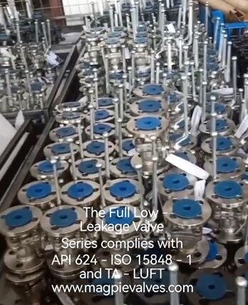 Low-emission Forged Valves Meeting API 624, ISO 15848-1 & TA-LUFT