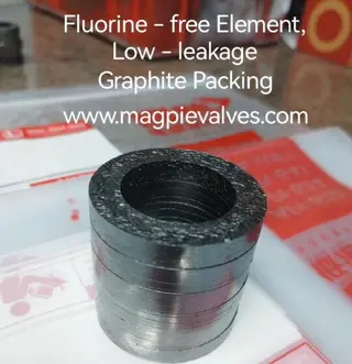 Fluorine-Free, Low-emission Graphite Packing