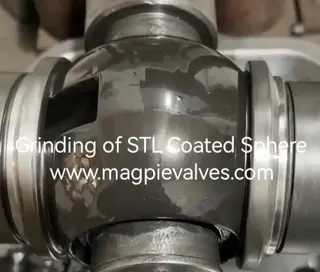 Grinding of STL Coated Sphere for Ball Valves