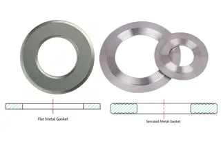 Flat Metal Gaskets and Serrated Metal Gaskets