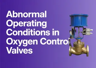 Abnormal Operating Conditions in Oxygen Control Valves