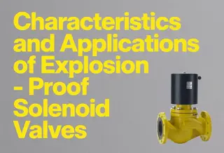 Characteristics and Applications of Explosion-Proof Solenoid Valves
