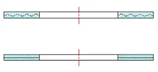 reinforced Flexible Graphite Gasket Cross Section