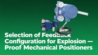 Selection of Feedback Configuration for Explosion-Proof Mechanical Positioners