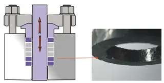 Unbuffered Graphite Core Volume Loss Cascade