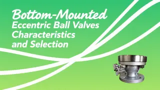 Bottom-Mounted Eccentric Ball Valves Characteristics and Selection