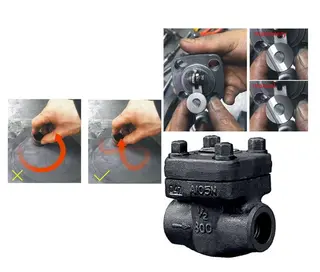 How to Ensure Perfect Sealing of a Swing Check Valve at 0.6MPa Air Pressure