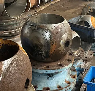 Internal of 4-Inch Metal-Seated Floating Ball Valve