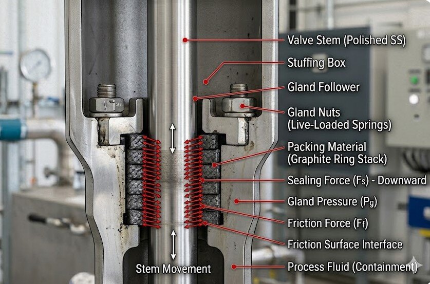 Control Valve Packing Friction