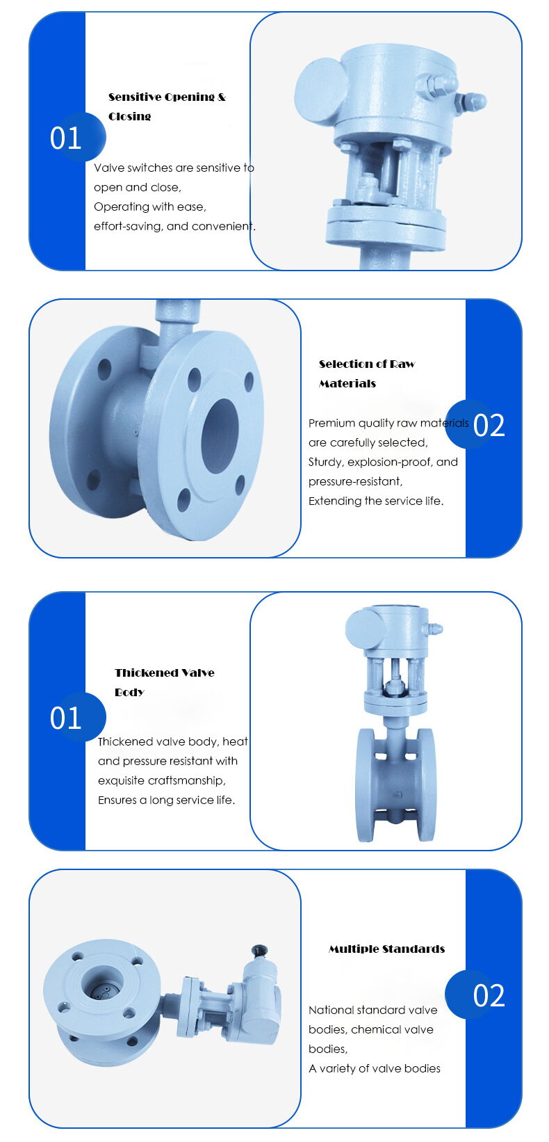 Double OffsetEccentric Butterfly Valve Features
