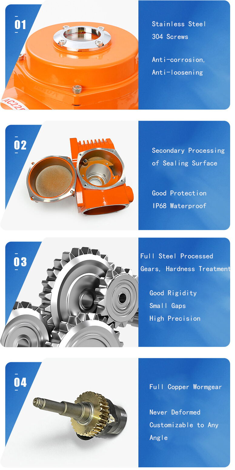 Electric Soft Seal Butterfly Valve Features