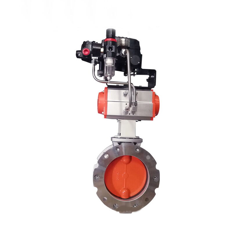 Regulating Type Pneumatic Actuated Powder Butterfly Valve