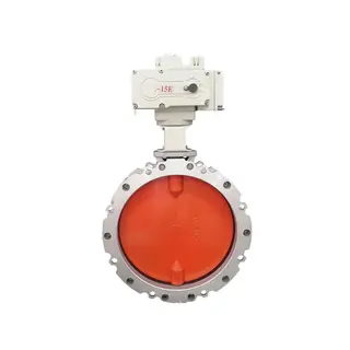 Powder Butterfly Valve, Aluminum Alloy, DN100-DN400, PN2-PN7