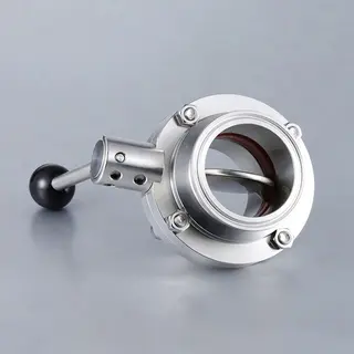 Tri-Clamp Butterfly Valve, SS 304, SS 316, DN15-DN300, PN10