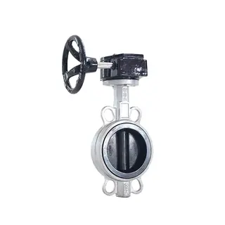 Soft Seal Butterfly Valve, Stainless Steel, 2-12 Inch, Wafer