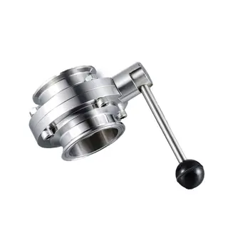 Tri-Clamp Butterfly Valve, SS 304, SS 316, DN15-DN300, PN10