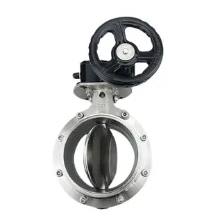 Sanitary Butterfly Valves, SS 304/316L, DN150-DN300, Clamped
