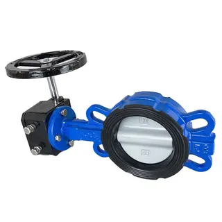 Rubber-Sealed Wafer Butterfly Valve, Ductile Iron, 2-60 Inch