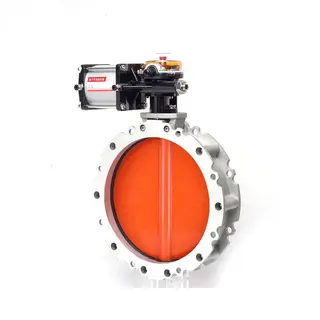 Powder Butterfly Valve, Aluminum Alloy, DN100-DN400, PN2-PN7