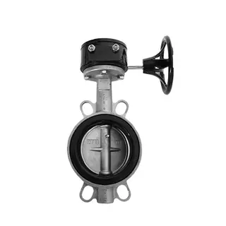 Soft Seal Butterfly Valve, Stainless Steel, 2-12 Inch, Wafer