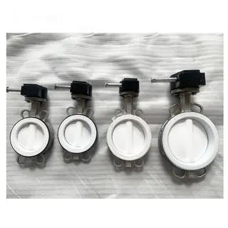 PTFE Seated Butterfly Valve, SS 304, 2-60 Inches, PN10, PN16