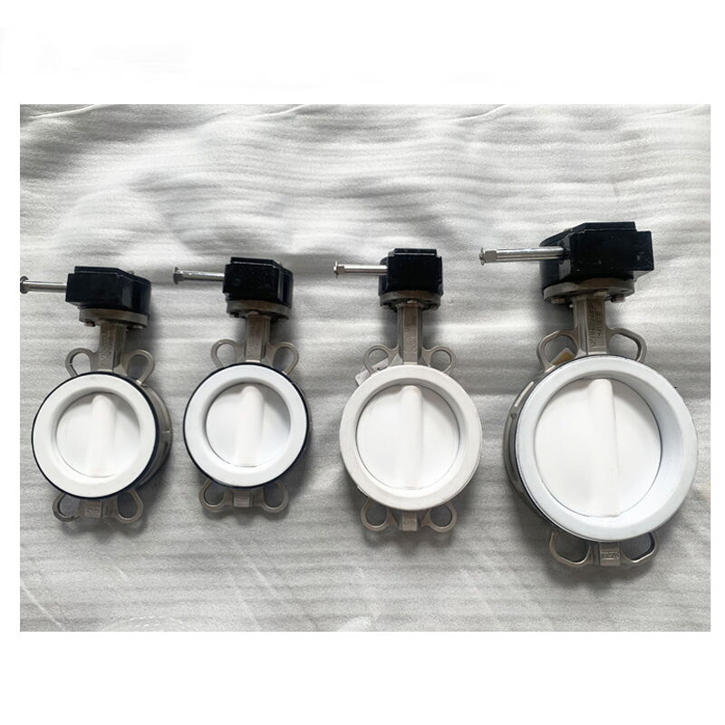 Stainless Steel SS 304 Butterfly Valves, PTFE Seated