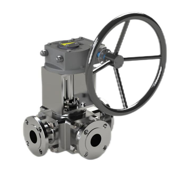 3-Way Ball Valve, Carbon, Stainless, Duplex Steel, 1/2-6 Inch