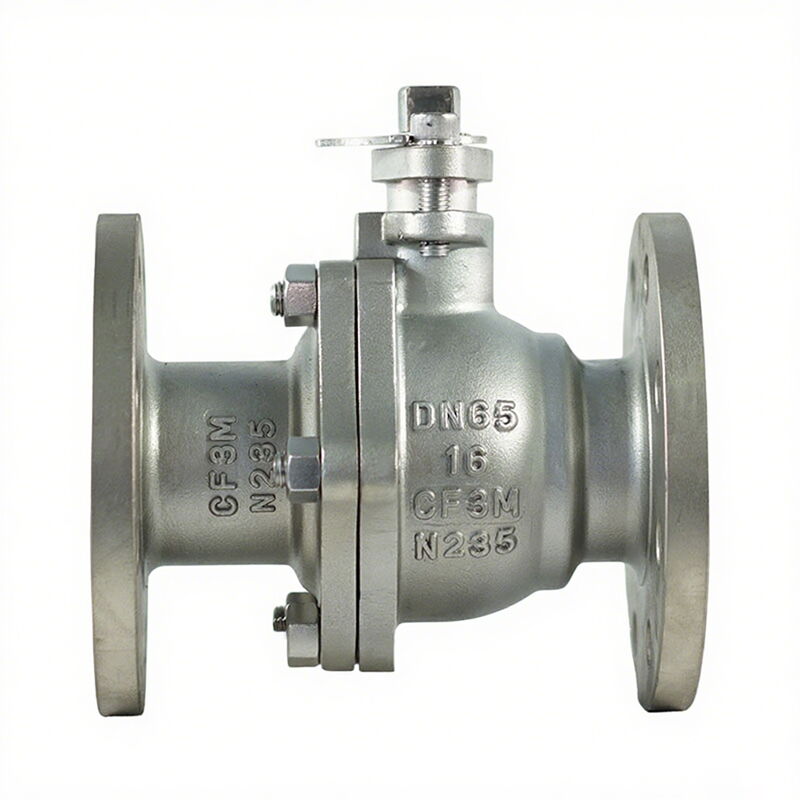 ASTM A351 CF3M Ball Valve, API 6D, API 608, DN65, PN16, 2 PC