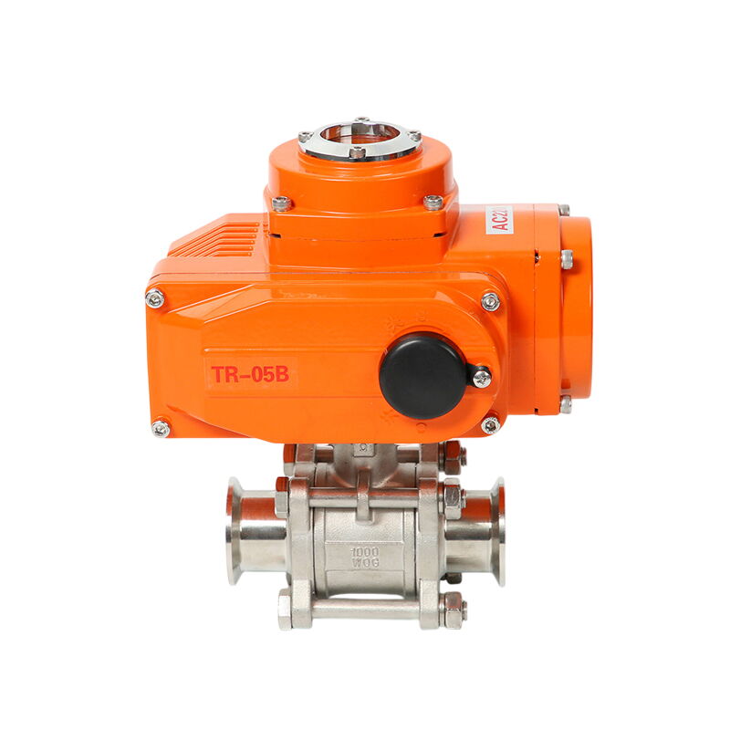 Electric Tri-Clamp Ball Valve, SS 304/SS 316L, 3PC, 1/4-4 IN