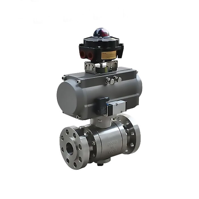 Pneumatic Actuated Ball Valves, BS 5351, DN80, PN16, 3 Inch