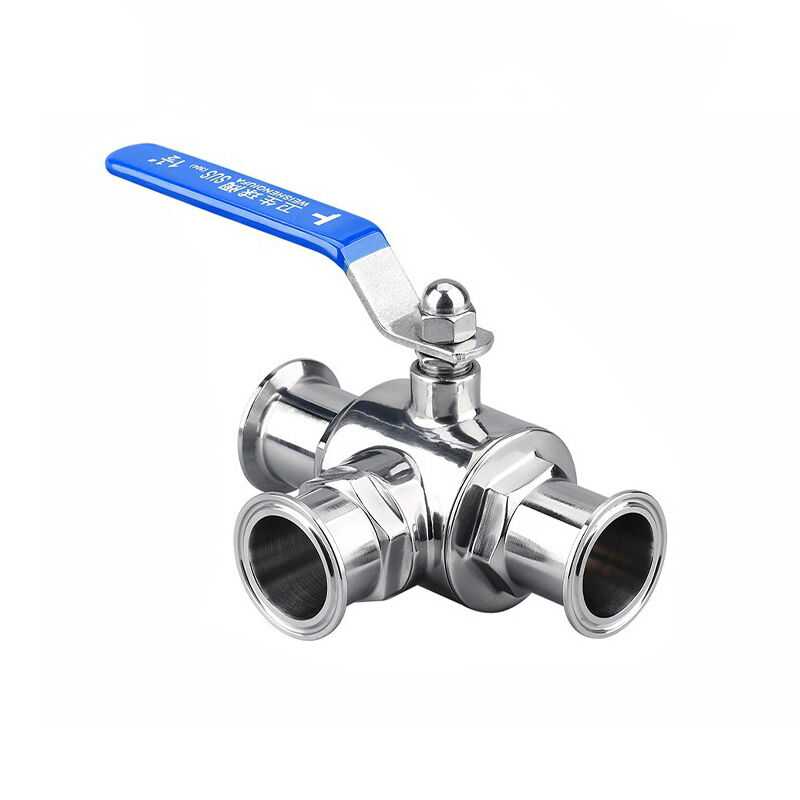 Quick-assembly Three-way Ball Valve