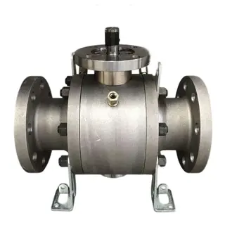 ASTM A216 WCB Ball Valve, API 6D, 3PC, 10 Inch, CL300 LB, RF