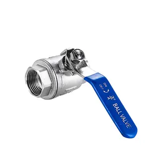 Stainless Steel 2-Piece Ball Valve, CF8M, 3/4 Inch, 1000 WOG