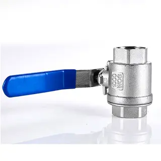 Stainless Steel 2-Piece Ball Valve, CF8M, 3/4 Inch, 1000 WOG
