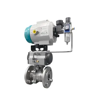 Low Emission Pneumatic Actuated Ball Valve