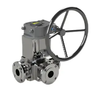 3-Way Ball Valve, Carbon, Stainless, Duplex Steel, 1/2-6 Inch
