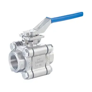 ASME B16.34 Ball Valve, A351 CF8M, 3PC, 1-1/4 Inch, 2000 WOG