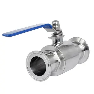 Sanitary Ball Valve, SUS 304, SUS 316L, DN15-DN150, Clamped