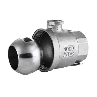 Stainless Steel 2-Piece Ball Valve, CF8M, 3/4 Inch, 1000 WOG