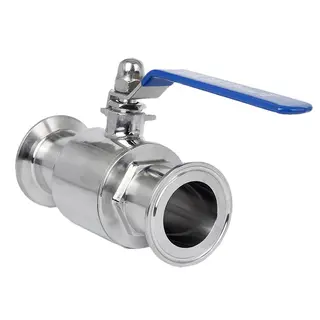 Sanitary Ball Valve, SUS 304, SUS 316L, DN15-DN150, Clamped