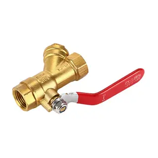 Filter Ball Valve, Brass, DN15, DN20, DN25, PN16, Threaded
