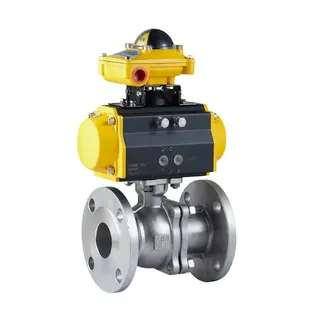 ASTM A351 CF8 Ball Valve, ASME B16.34, 2 IN, CL150, Pneumatic