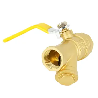 Filter Ball Valve, Brass, DN15, DN20, DN25, PN16, Threaded