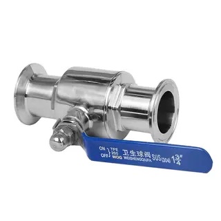Sanitary Ball Valve, SUS 304, SUS 316L, DN15-DN150, Clamped