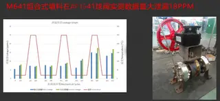 M641 Combined Packing in API 641 Ball Valve Shows a Measured Data of Maximum Leakage of 18 PPM