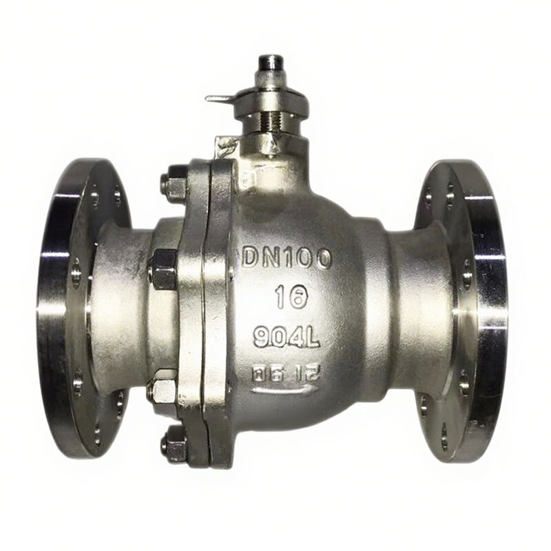 SS 904L Ball Valve, API 6D, API 608, DN100, PN16, 4 Inch, RF