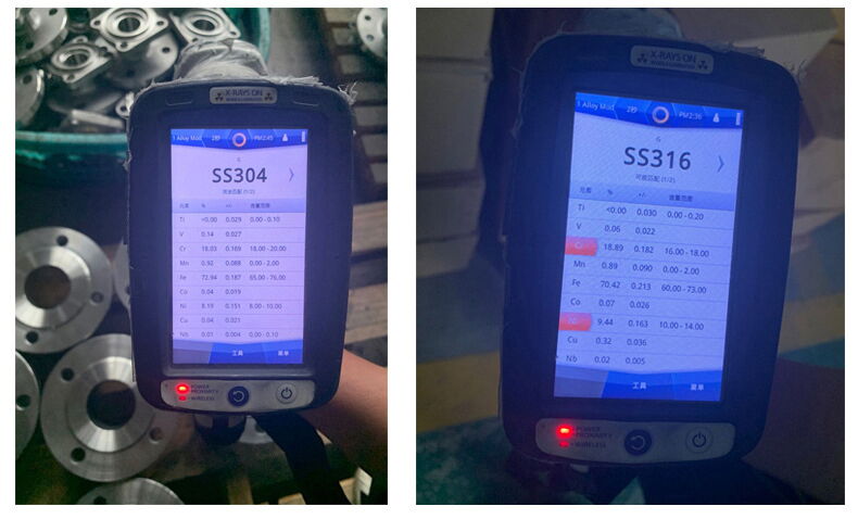 Three-piece Tri-Clamp Ball Valve Design & Parts Physical Inspection of Spectrometer