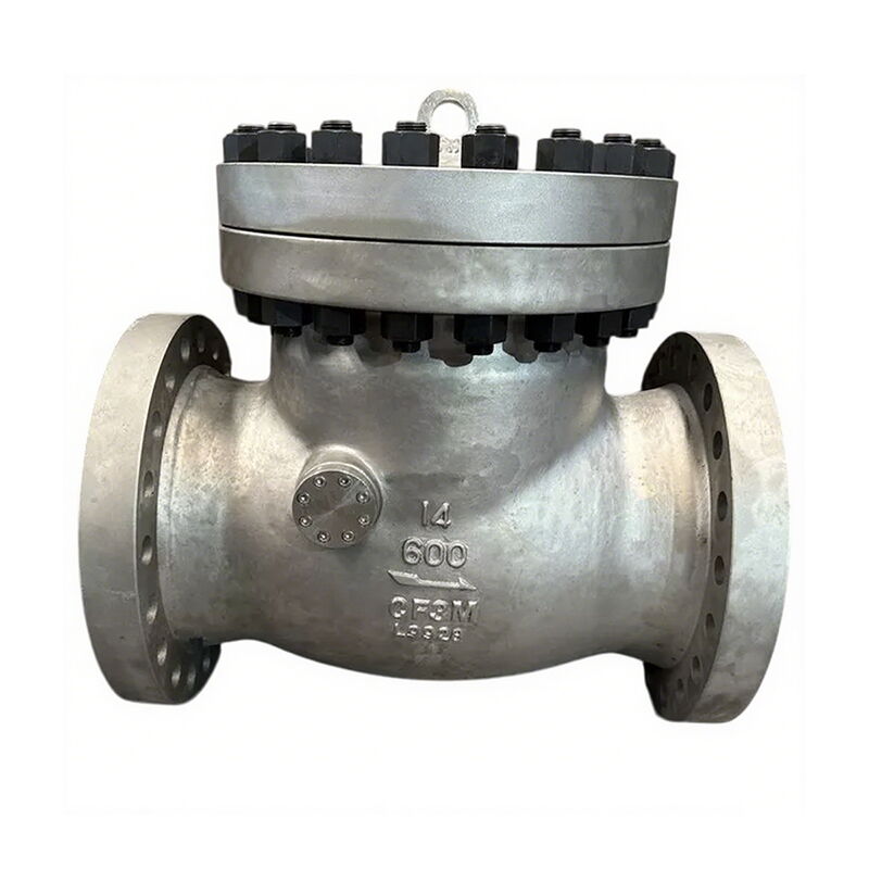 ASTM A351 CF3M Swing Check Valve, BS 1868, 14 Inch, CL600 LB