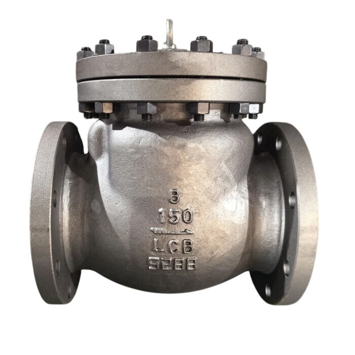 ASTM A352 LCB Swing Check Valve, BS 1868, 8 IN, CL150 LB, BB