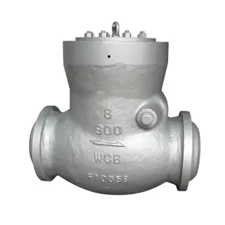 Pressure Seal Bonnet Check Valve, BS 1868, WCB, 8 IN, CL900